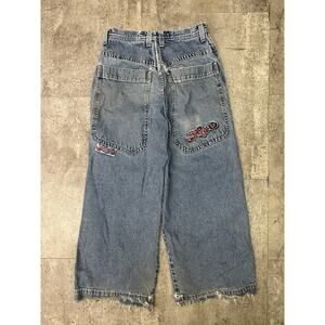 Vintage 90s Baggy Jean JNCO “Take” Jeans Size 28x28 Made In USA